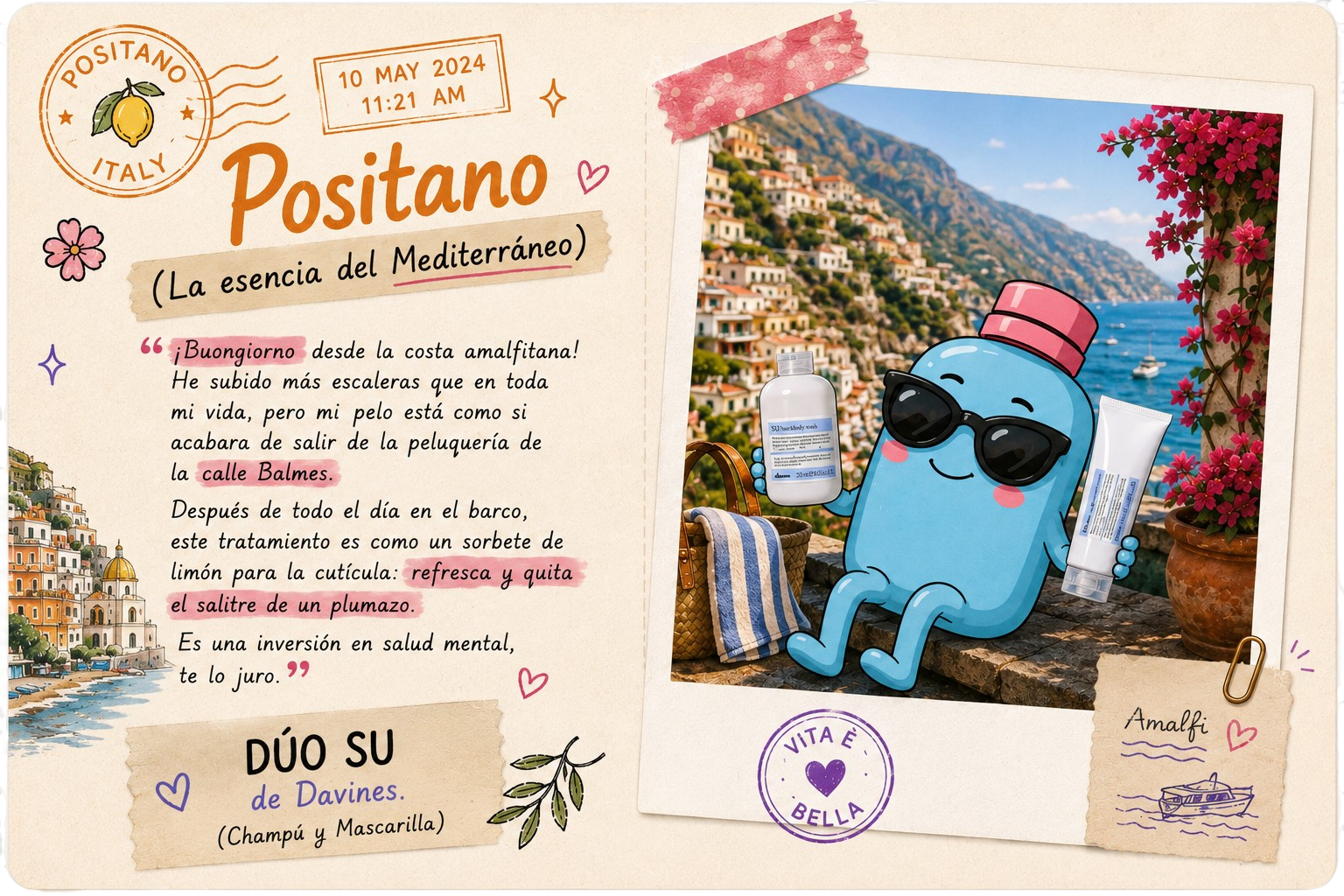 Postal Positano - Dúo SU